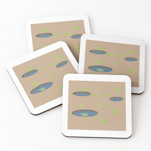 Item preview, Leafy Water Holes designed and sold by Speckle.