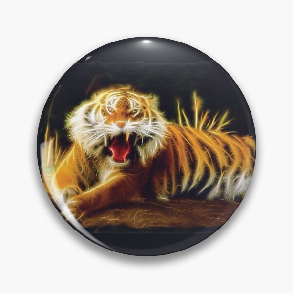 Item preview, Fractal Tiger designed and sold by LasherWorks.