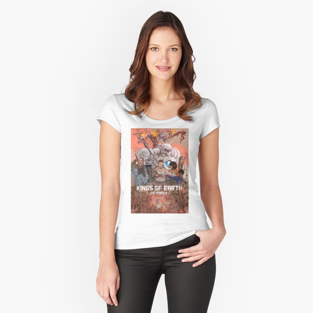 Item preview, Fitted Scoop T-Shirt designed and sold by authorjoeponder.