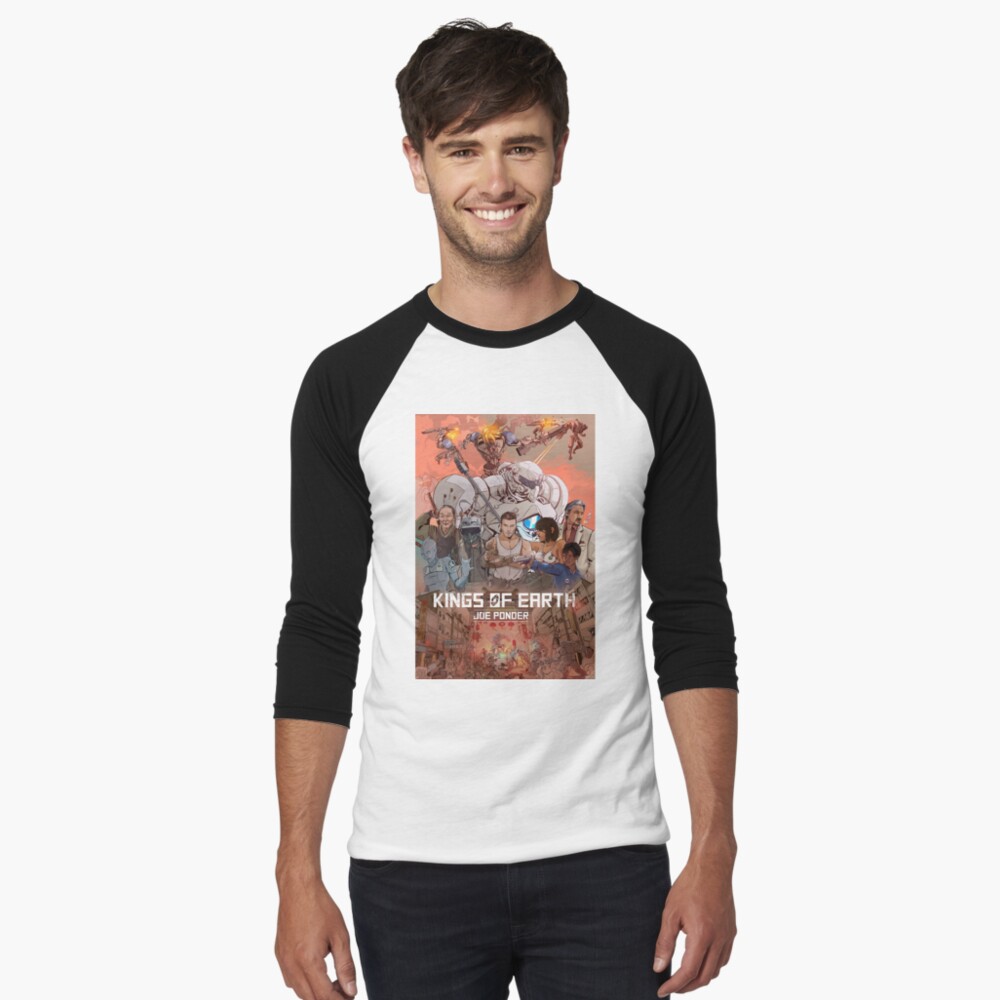Item preview, Baseball ¾ Sleeve T-Shirt designed and sold by authorjoeponder.