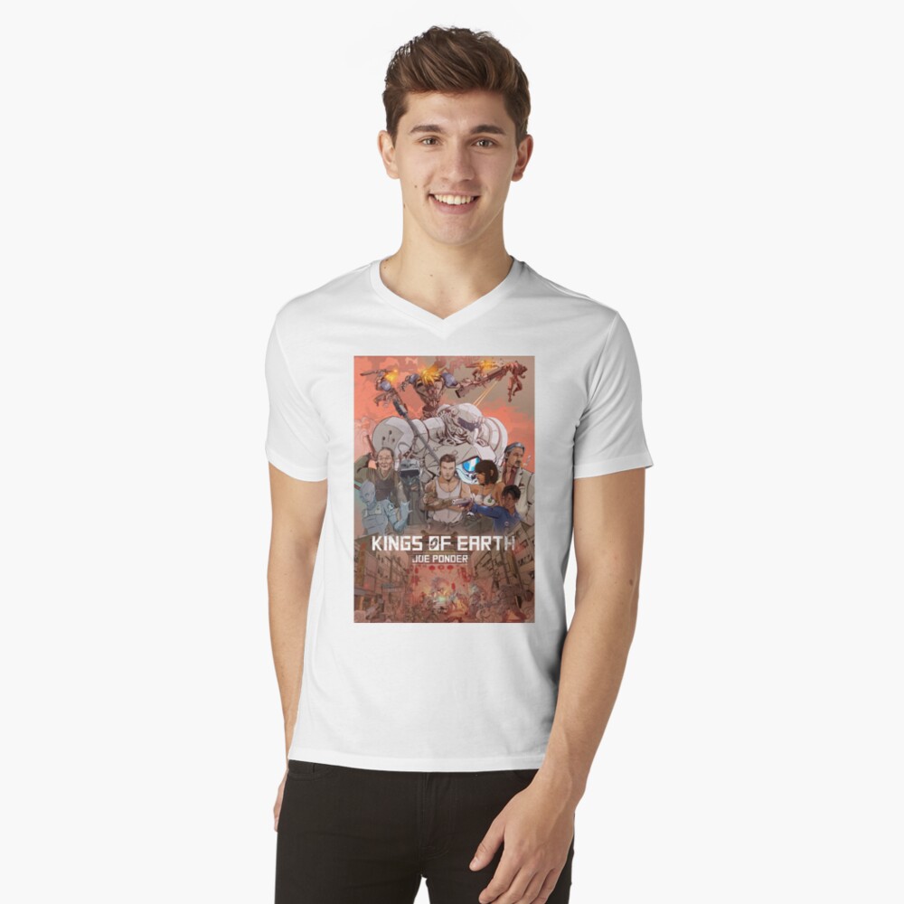 Item preview, V-Neck T-Shirt designed and sold by authorjoeponder.