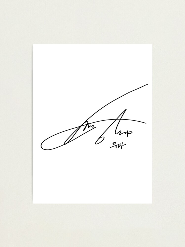 Nakamoto Yuta Signature - NCT | Photographic Print