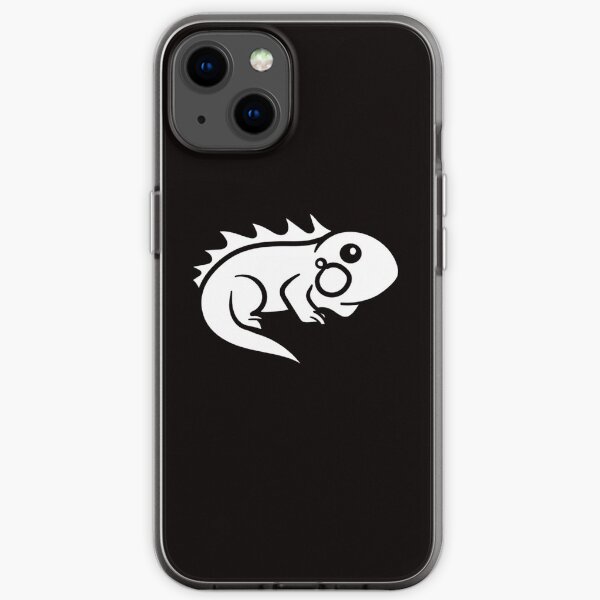 Cute Chubby Iguana Reptile Design Gift Idea iPhone Soft Case