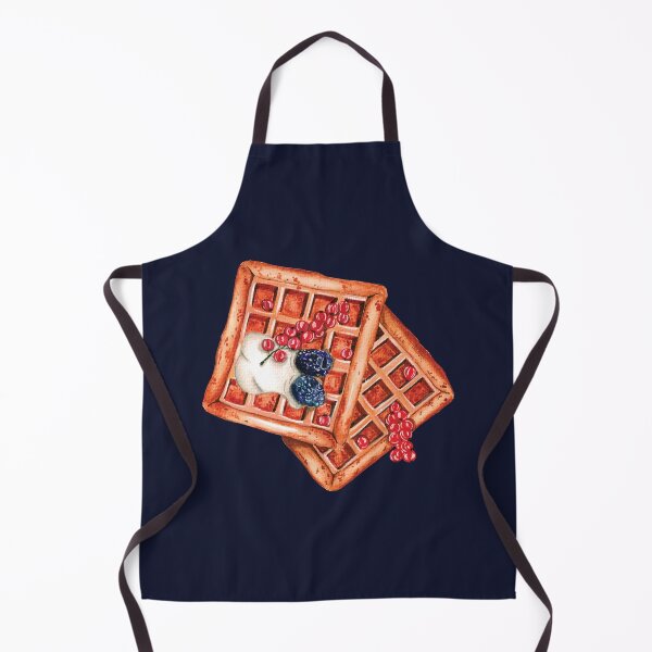 Item preview, Waffles Topped With Cream, Redcurrants and Blackberries designed and sold by Alicia Chee.
