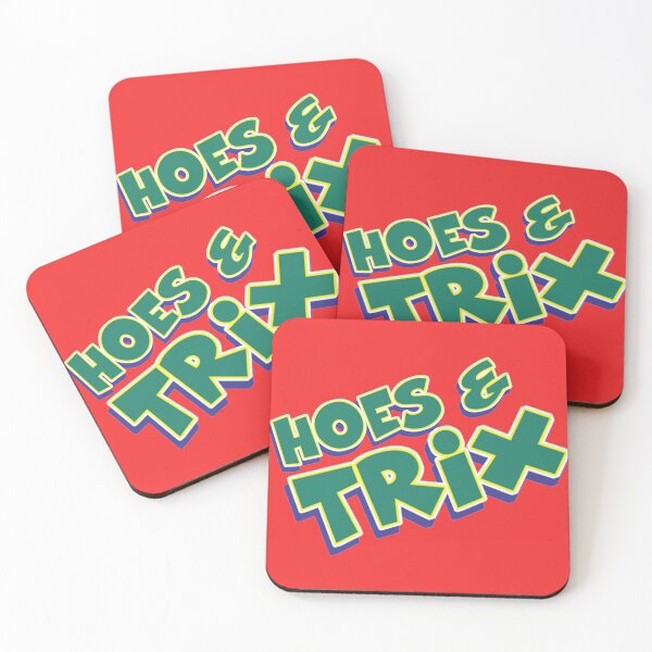 Item preview, Hoes and Tricks Cereal Logo Parody designed and sold by YabYumShop.