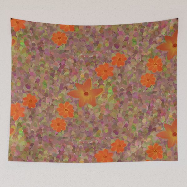 Item preview, Flowers on colorful Bubbles designed and sold by ModernOUTFITS.