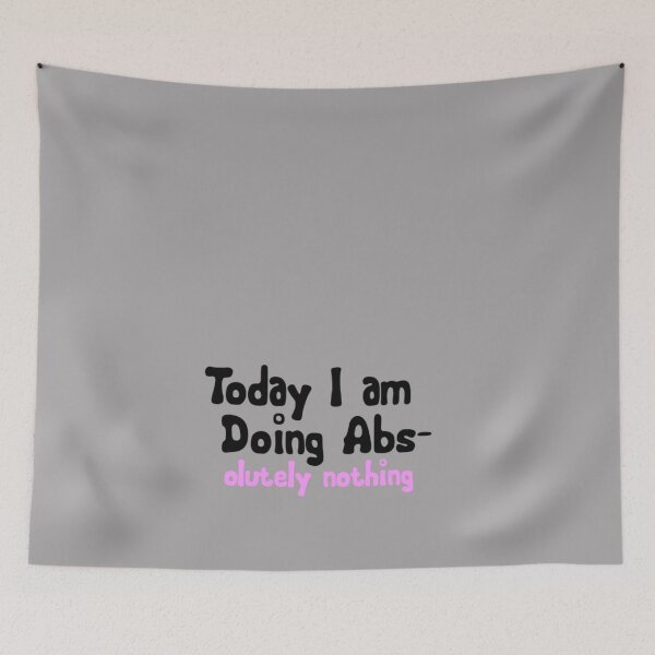 Item preview, Abs Day Funny Sarcastic Lazy Cheat Day  designed and sold by hempress.