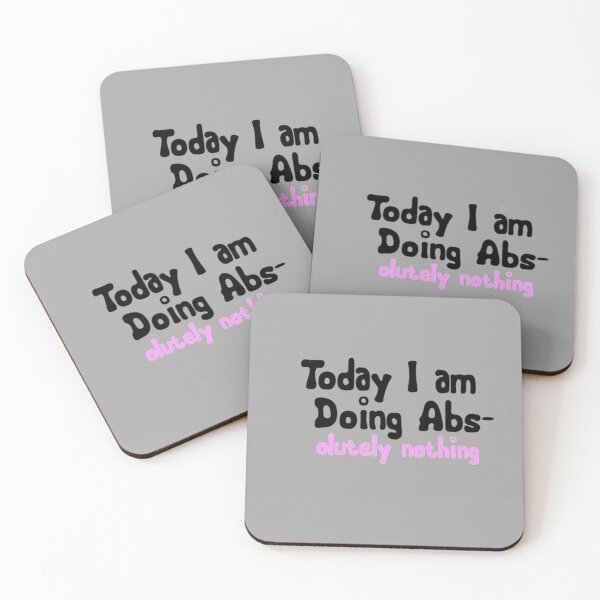 Item preview, Abs Day Funny Sarcastic Lazy Cheat Day  designed and sold by hempress.
