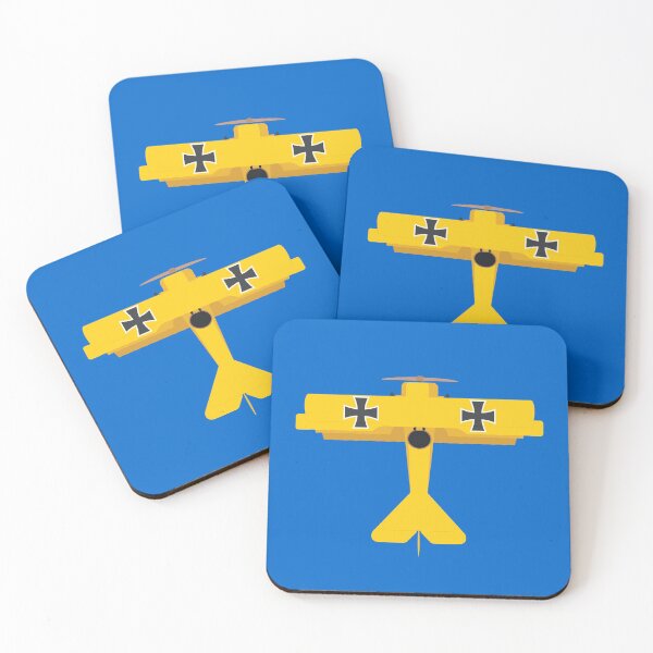 Item preview, Dr.I WWI German Triplane Aircraft - Yellow designed and sold by VoodooCircus.