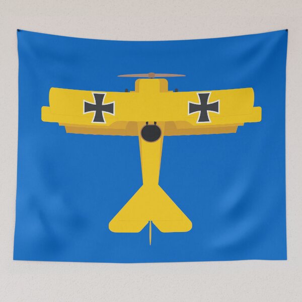 Item preview, Dr.I WWI German Triplane Aircraft - Yellow designed and sold by VoodooCircus.