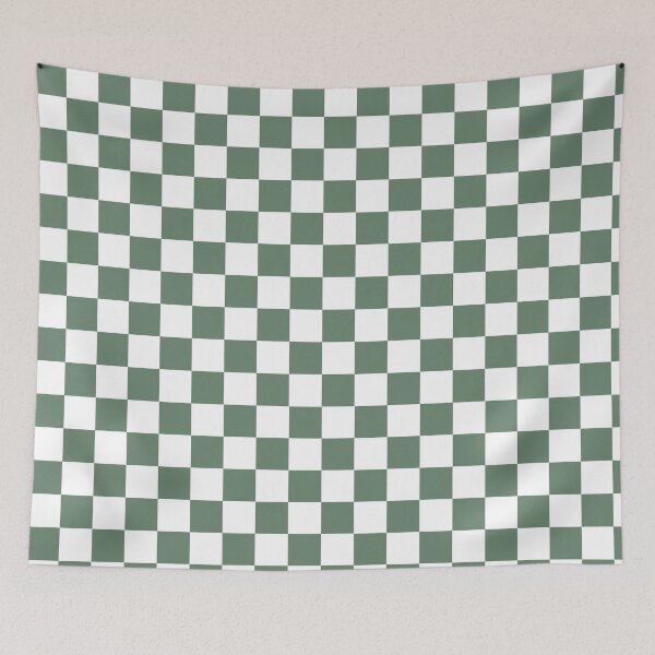 Item preview, Forest Green Checkerboard designed and sold by JanuaryLemon.