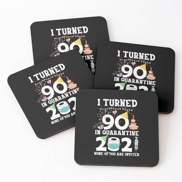 Item preview, I Turned 90 In Quarantine 90th Birthday 2021 Gift designed and sold by DanielleNicolet.