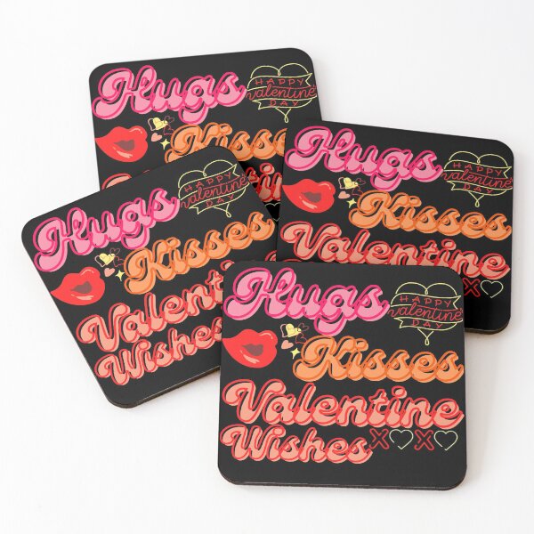 Item preview, Hugs Kisses Valentine Wishes designed and sold by Vibing-Right.