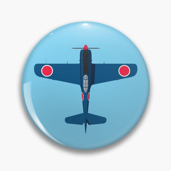 Artikelvorschau, Ki-84 Hayate WWII Aircraft - Blue entworfen und verkauft von VoodooCircus.