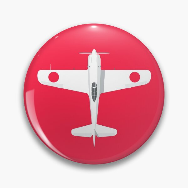 Artikelvorschau, Ki-84 Hayate WWII Aircraft - Crimson entworfen und verkauft von VoodooCircus.