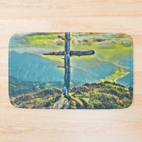 Item preview, GALATHI Night-sky Cross on the Maintain Green - Christian designed and sold by Galathi Designs.