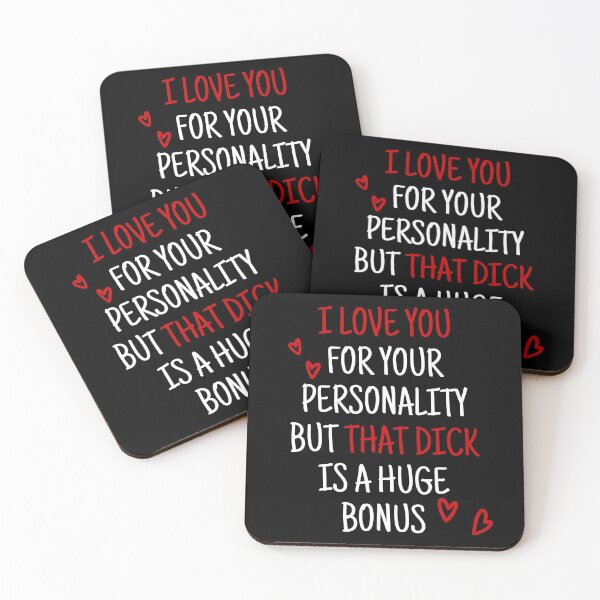 Artikelvorschau, I Love You for Your Personality But That Dick Is a Huge Bonus - Funny Gift for Couples with a Sense of Humor entworfen und verkauft von rhannie8.