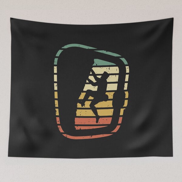 Item preview, Mosquetón De Escalada Escalador De Roca Retro designed and sold by rustydoodle.