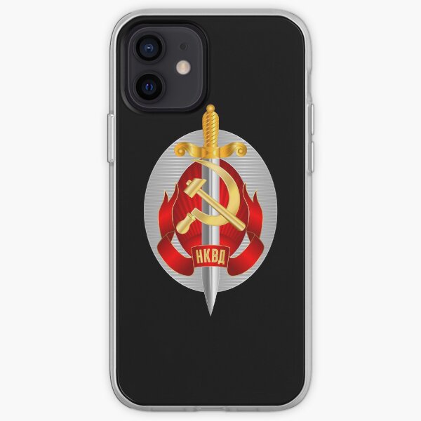 NKVD Emblem iPhone Soft Case