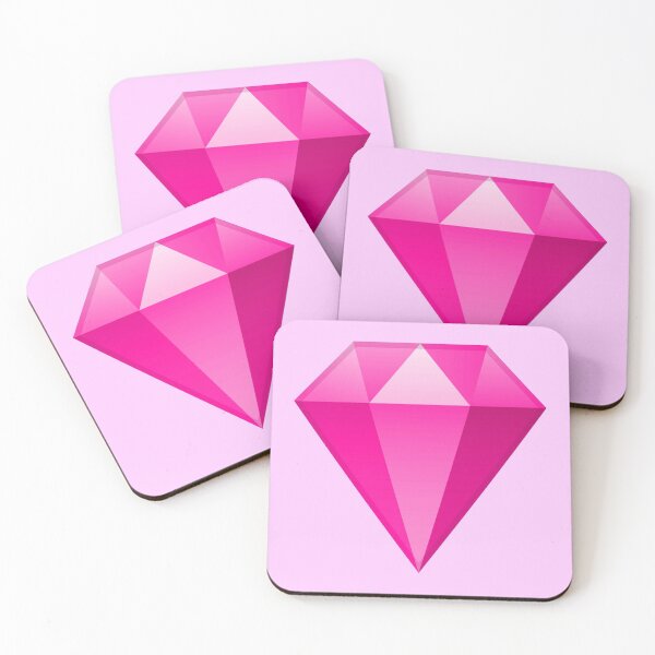 Item preview, Girly Pink and Purple Diamond Emoji designed and sold by Calum's Closet.