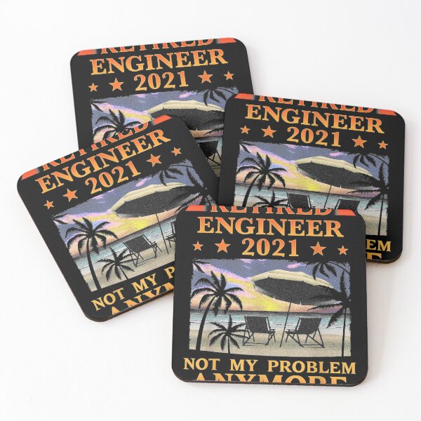 Item preview, Retired Engineer 2021 Retirement Gift Funny 34 designed and sold by Alexanderhishop.