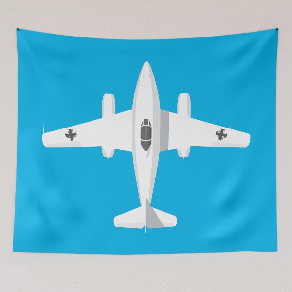 Item preview, Me-262 German WWII Jet Fighter Aircraft - Cyan designed and sold by VoodooCircus.