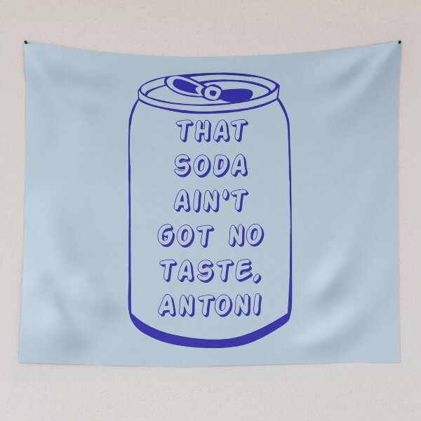 Item preview, la croix queer eye (That Soda Ain't Got No Taste Antoni) [blue] designed and sold by bellatierra.