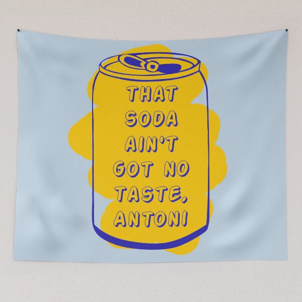 Item preview, la croix queer eye (That Soda Ain't Got No Taste Antoni) [yellow and blue] designed and sold by bellatierra.