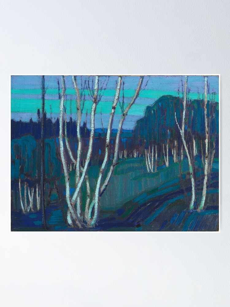 "Tom Thomson Silver Birches Canadian Landscape Artist " Poster by Ejaaz