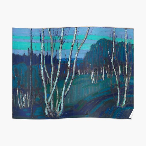 "Tom Thomson Silver Birches Canadian Landscape Artist " Poster by Ejaaz
