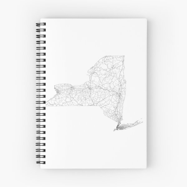 Item preview, New York State Map, Art Print By LandSartprints designed and sold by LandSartprints.