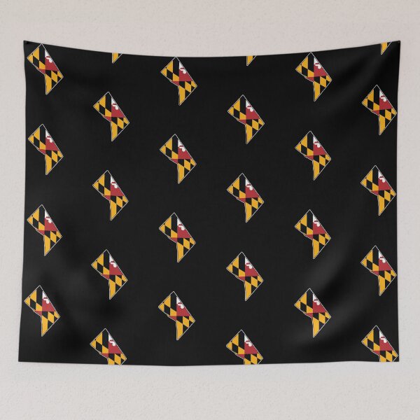 Item preview, Maryland Flag Washington DC Map designed and sold by MarylandStyle.