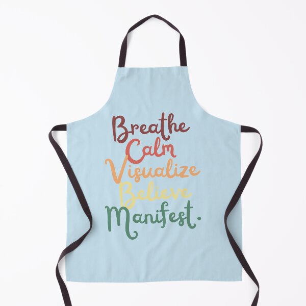 Item preview, Breathe Calm Visualize Believe Manifest-Law Of Attraction designed and sold by ArtIsSixthSense.