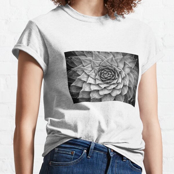Giant Chalk Dudleya Succulent Classic T-Shirt