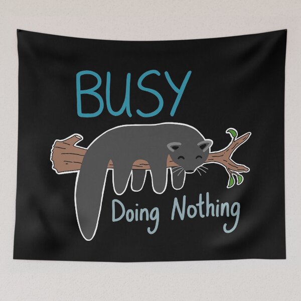 Item preview, Busy Doing Nothing Binturong Animal designed and sold by BundaBear.