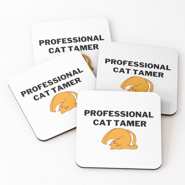 Item preview, Professional Cat Tamer - Cool Sticker designed and sold by joejiing.