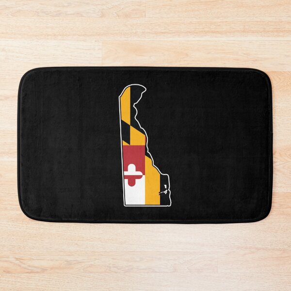 Item preview, Maryland Flag Delaware Map designed and sold by MarylandStyle.