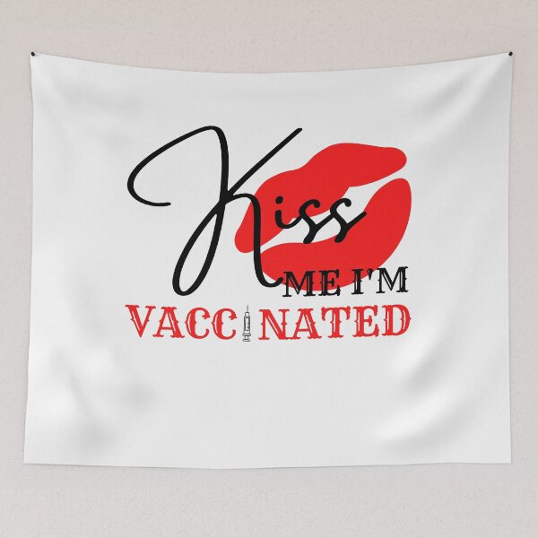 Item preview,  Kiss Me I'm Vaccinated designed and sold by Vibing-Right.