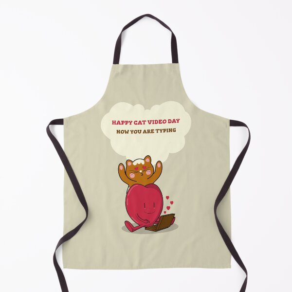 Item preview, HAPPY CAT VIDEO DAY NOW YOU ARE TYPING designed and sold by AndPeace702.
