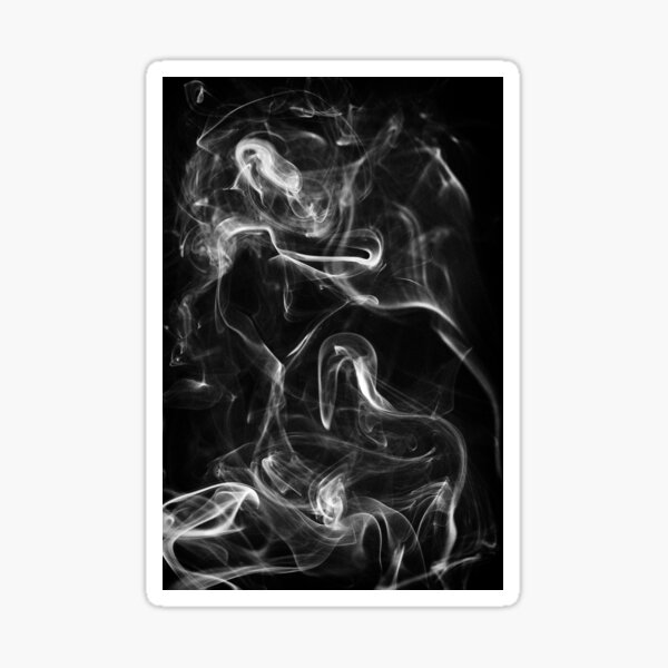 Smoke Abstraction Sticker