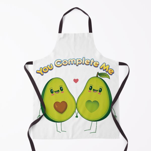 Item preview, You Complete Me Valentine’s Day Funny Cute Avocado Food Kawaii designed and sold by johnta17.