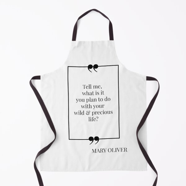 Item preview, Wild and Precious Life - Mary Oliver Quote designed and sold by MuseTheQuote1.