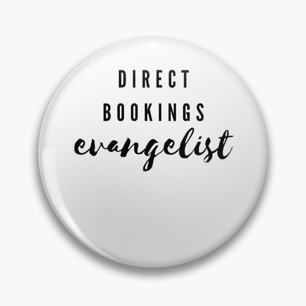 Item preview, Direct Bookings Evangelist Black Logo designed and sold by Hotelrevenue.