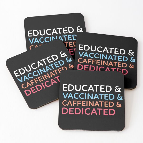 Item preview, Educated Vaccinated Caffeinated Dedicated designed and sold by Wachi-A.