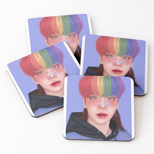 Item preview, Kim Byeongkwan Pastel Rainbow Portrait designed and sold by starlight-myday.
