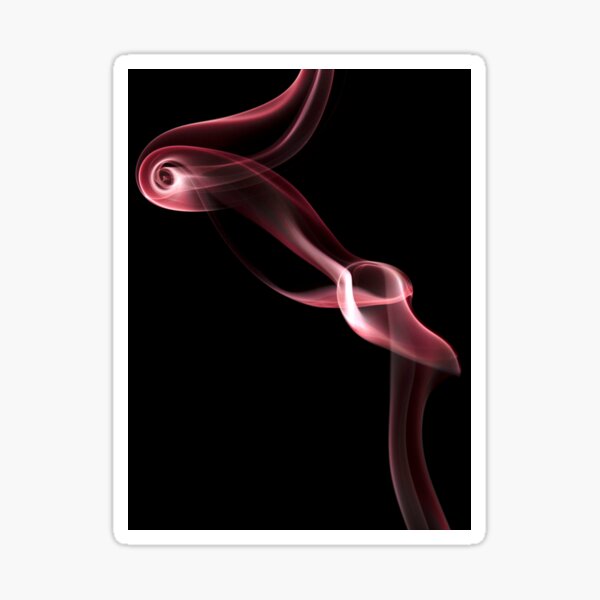 Smoke Alien Sticker