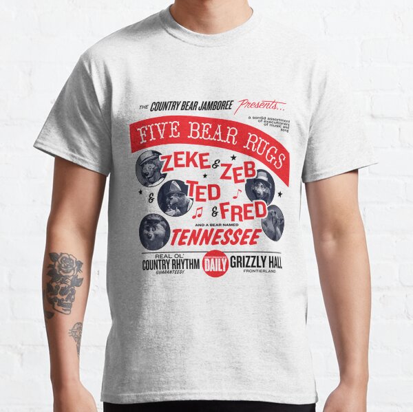 Country Bear Jamboree Five Bear Rugs Classic T-Shirt