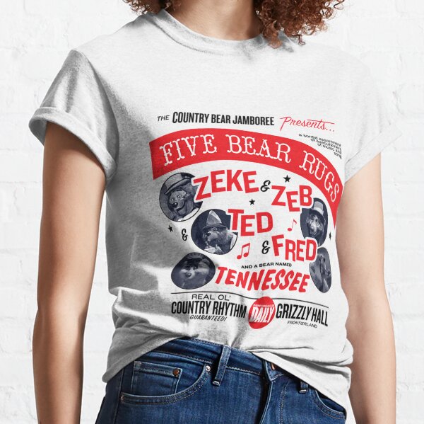 Country Bear Jamboree Five Bear Rugs Classic T-Shirt