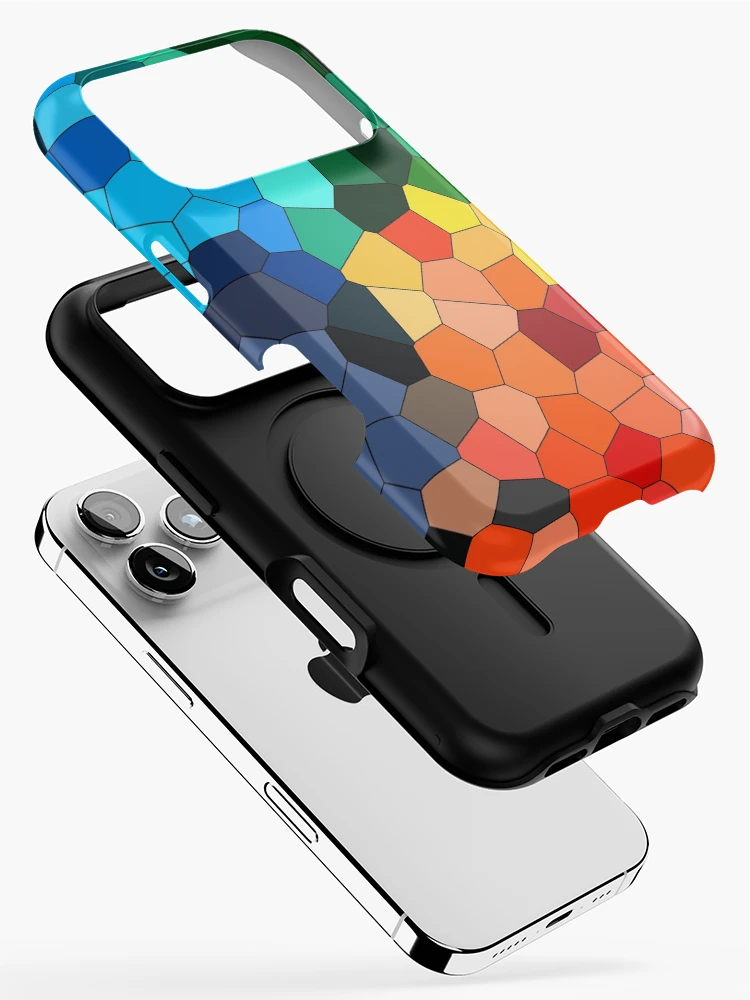 Thumbnail 2 of 4, iPhone Case, Colorful Fancy Pattern designed and sold by MagicSpread.