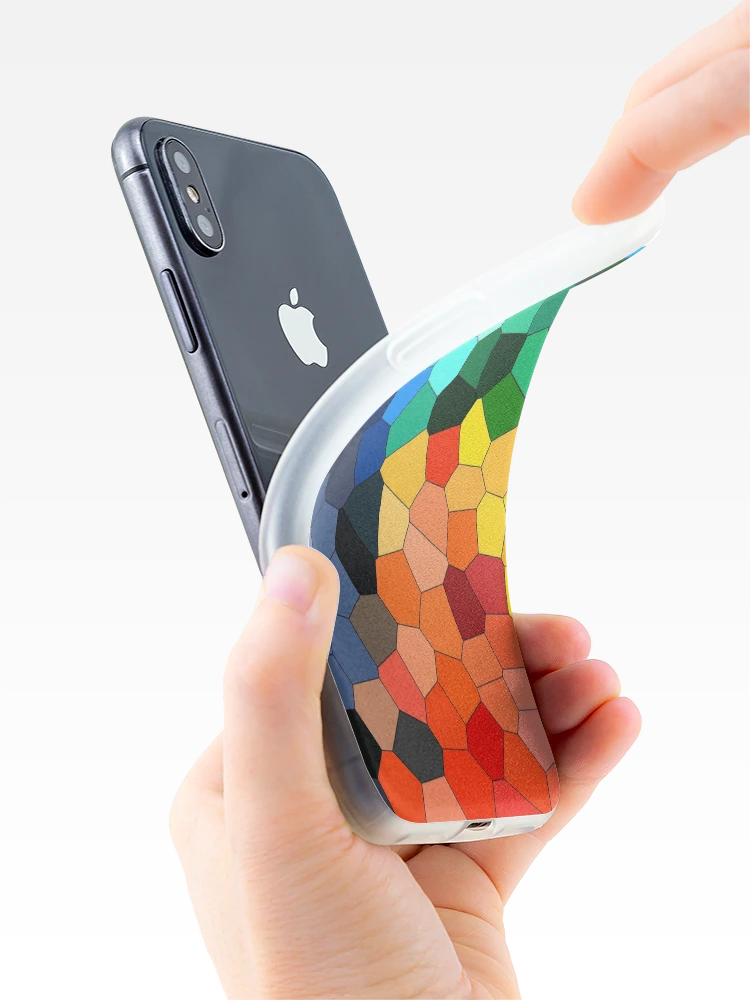 Thumbnail 4 of 5, iPhone Case, Colorful Fancy Pattern designed and sold by MagicSpread.